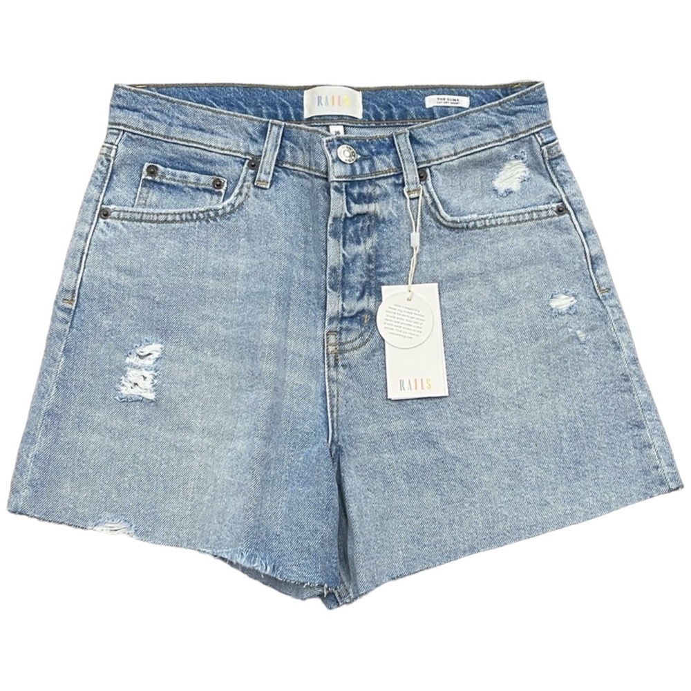 Rails 🆕 The Zuma Cut Off Short in Cloud Stone Distress - Picture 3 of 11